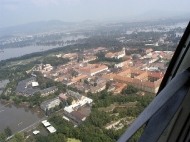 Letecký pohled na Terezín